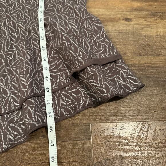 Fresh Produce Asymmetrical Brown Midi Sundress Ruffle Hem S Beach Resort USA - Picture 5 of 8